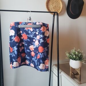 ▪︎Talbots▪︎Floral Canvas Skirt